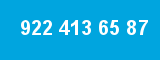 922 413 65 87 922 413 65 87